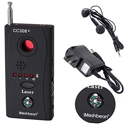 iMeshbean CC308  Full-Frequency Wireless Anti-spy RF Signal Bug Detector Auto-Detection Almighty Hidden Camera Laser Lens GSM Device Finder USA Model #07