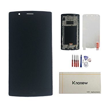 KNONEW For LG G4 H810 H811 H815 VS986 LS991 F500L LCD Display Screen Touch Screen Digitizer Assembly with Frame Assemly Replacement Tools