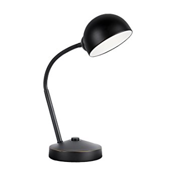 Pakfung LED Desk Lamp 7W Gooseneck Reading Lamp for Bedside, Studio, Cafe, Living Room - Warm White