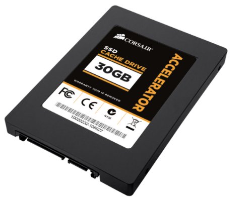 Corsair Accelerator Series 30GB  (3Gb/s) SATA 2 SF2200 controller Asynchronous SSD (CSSD-C30GB)