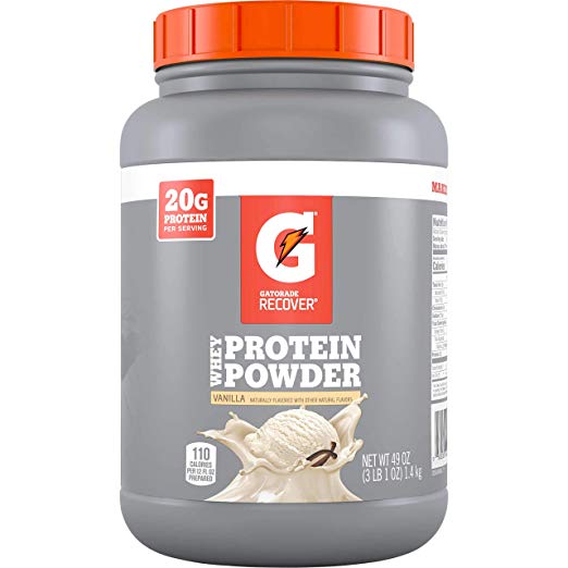 Gatorade Whey Protein 50 Serving Tub, Vanilla, 49 Ounce