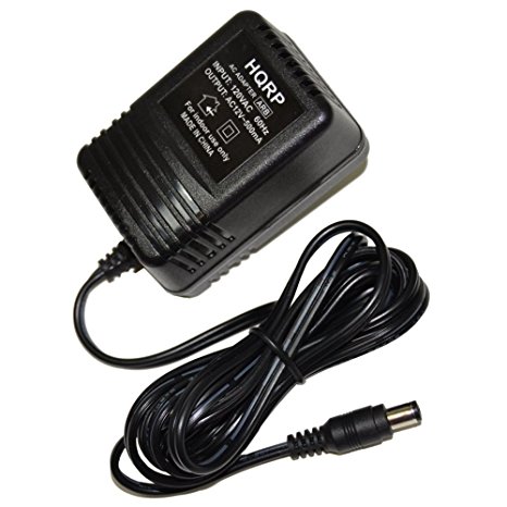 HQRP AC Adapter for Roland BRA-120 CL-50 DS-330 EH-50 GE-21 DL-50 DR-660 GR-09 JX-1 SPD-11 SPD-20, Power Supply Cord, 12V AC 12449622 BRA120   Coaster