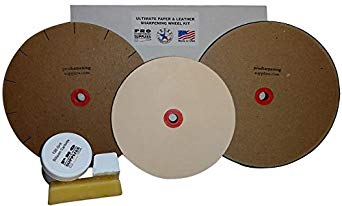 DIY Paper Sharpening Wheels Knife & Tool Sharpening System Available in Different Sizes for Various Bench Grinders