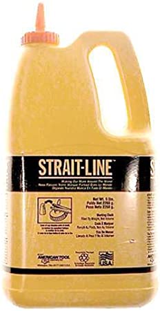 IRWIN Tools STRAIT-LINE 65104 Standard Marking Chalk, 5-pound, White (65104)