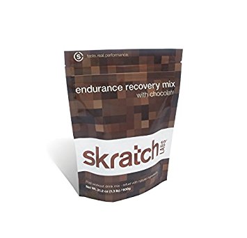 Skratch Labs Endurance Recovery Mix, Chocolate, 12 Serving Resealable Bag