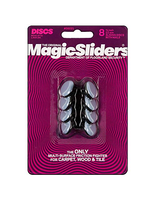 MAGIC SLIDERS L P 8221 Series 8PK 7/8" RND Slide Disc