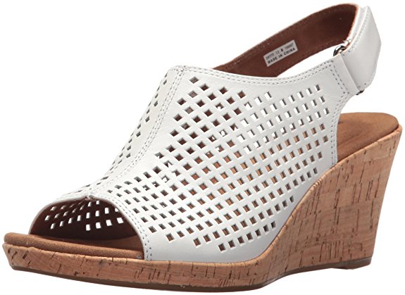 Rockport Women's Briah Perf Sling Wedge Sandal