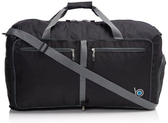 Bago Travel Duffel Bag For Women & Men - Foldable Duffle For Luggage Gym Sports