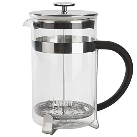 Bialetti, 06767, Stainless Steel Coffee Press , 12 cups , 51 oz , tea, coffee, coldbrew, silver