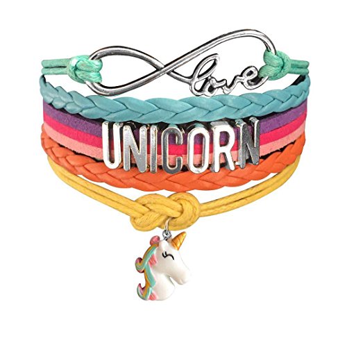 Doctor Unicorn Cute Unicorn Bracelet Wristband Handmade Rainbow Jewelry Infinity Love Charm Gifts 12 Styles