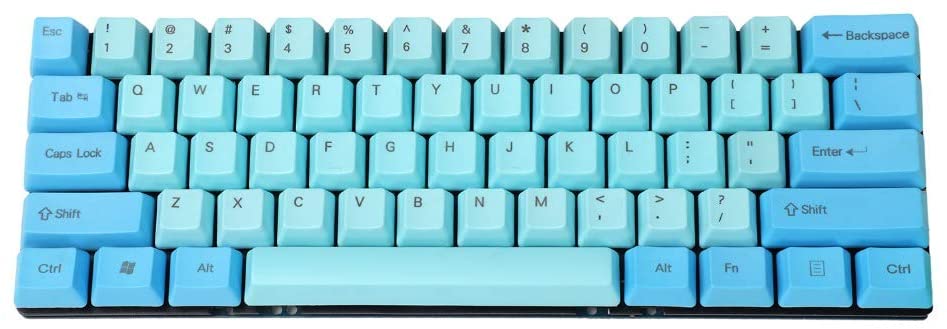 YMDK Customized 61 ANSI KEYSET OEM Profile Thick PBT KEYCAP Suitable for Cherry MX Switches Mechanical Gaming Keyboard GK61(ONLY KEYCAP)