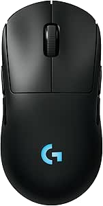 Logitech G PRO 2 Lightspeed Wireless Gaming Mouse, Right- or Left-Handed Mouse with up to 4 Customizable and Switchable Magnetic Side Buttons, 32k DPI Sensor, USB-C Charging, for PC/Mac - Black