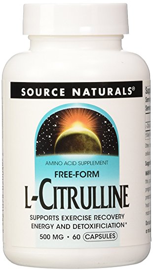 Source Naturals L-Citrulline 500mg, Enhanced Athletic Performance, 60 Capsules