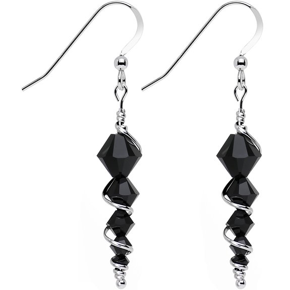 Body Candy Handcrafted Icicle Drop Earrings Created with Swarovski Crystals