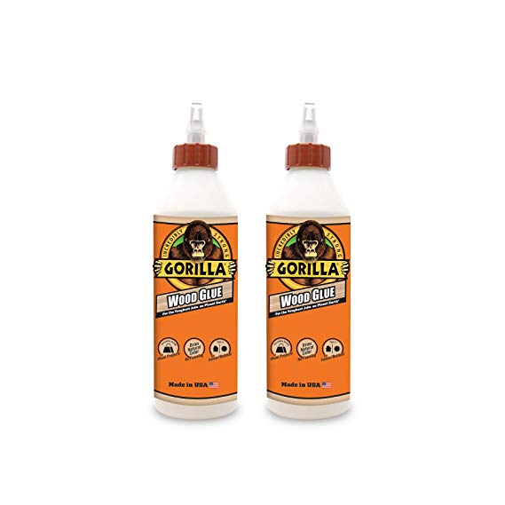 Gorilla 6205025 Wood Glue, 18 oz, (Pack of 2), 2 - Pack, 2 Piece