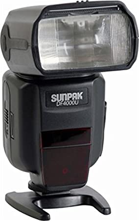 Sunpak DF4000U Hot-Shoe Flash - TTL - 19mm - Black