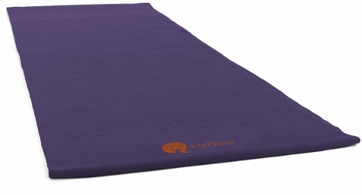 MyQuest Bikram Hot Yoga Towel - Microfiber Non Slip Yoga Mat Towel With Premium Carry Bag (2 Sizes!)