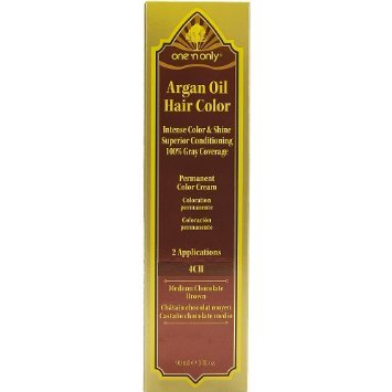 One 'N Only Argan Oil Hair Color 4CH Medium Chocolate Brown