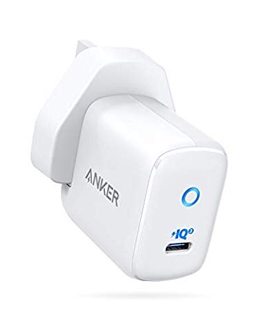 Anker 30W Power IQ 3.0 USB C Charger, PowerPort III mini, Compact Power Delivery Type C Charger, LED Indicator for iPhone XR/XS/Max/X/8, iPad Pro, Macbook, Galaxy S10/9, Pixel, and More