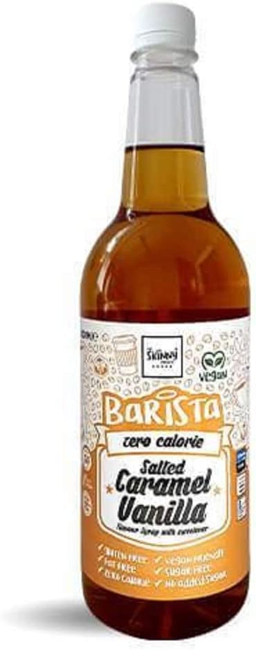 The Skinny Food Co Barista Zero Calorie Syrup, Salted Caramel Vanilla, 1 - Pack