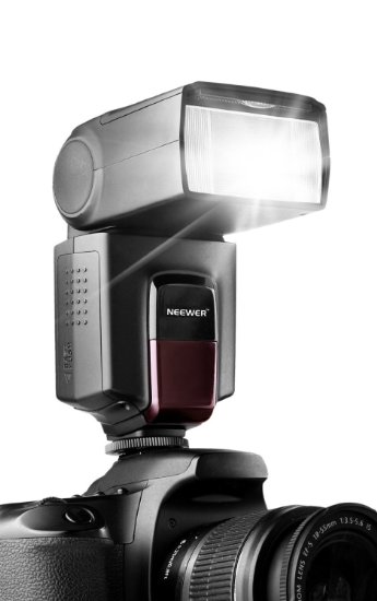 Neewer TT560 Flash Speedlite for Canon Nikon Sony Panasonic Olympus Fujifilm Pentax Sigma Minolta Leica and Other SLR Digital SLR Film SLR Cameras and Digital Cameras with single-contact Hot Shoe