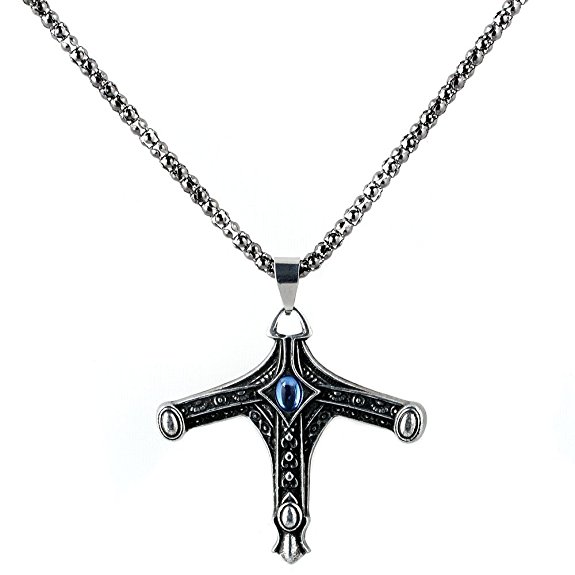 Bloodborne Sword Hunter Logo Alloy Pendant Necklace