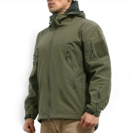 Reebow Gearreg Mens Military Special Ops Softshell Tactical Jacket Waterproof Breathable Hiking Camping Shooting Hunting Coat