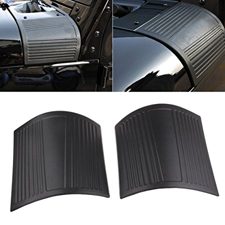 MINGLI Durable ABS Cowl Body Armor for 2007-2016 Jeep JK Wrangler Unlimited Black ABS Plastic Cowl Side Body Armor For Jeep Wrangler JK Rubicon Sahara Jk