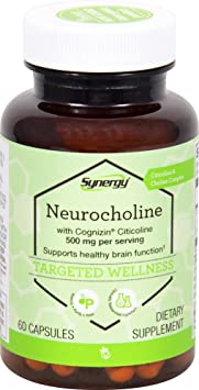 Vitacost Neurocholine With Cognizin Citicoline, 500 Milligrams Per Serving, 60 Capsules