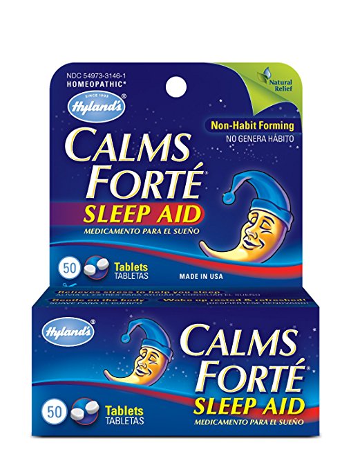 Hyland's Calms Forte Sleep Aid Tablet, 50 Count