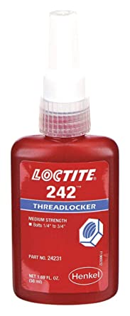 Loctite Threadlocker 242, 50mL Bottle, Blue