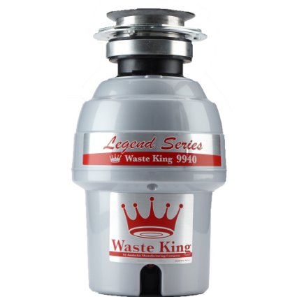 Waste King 9940 Legend Series 34 HP Continuous Feed Operation Garbage Disposer