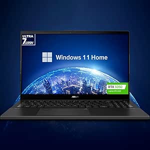 ASUS Newest Vivobook 15.6 OLED Intel Ultra 7 RTX 3050 Laptop, 15.6" OLED FHD 1920 x 1080, Intel Ultra 7 155H (Beats Intel i7-13700H), NVIDIA GeForce RTX 3050, 24GB DDR5, 1TB SSD, Windows 11 Home, grey