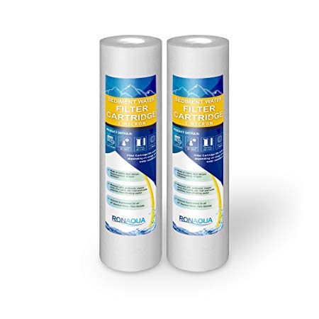 1 Micron Sediment Water Filter Cartridge 2 Pack Replacement Set