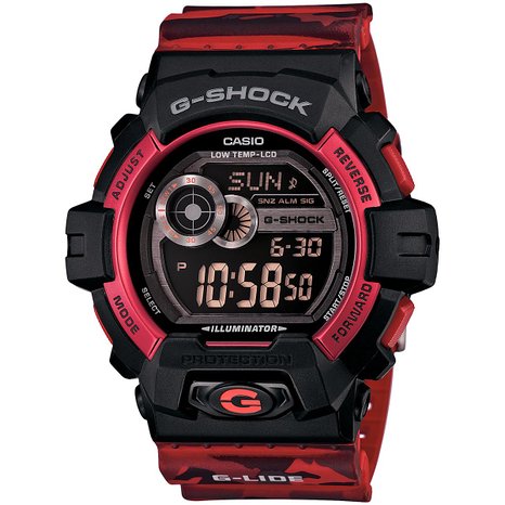 G-Shock Winter G-Lide Wrist Watch Red 0