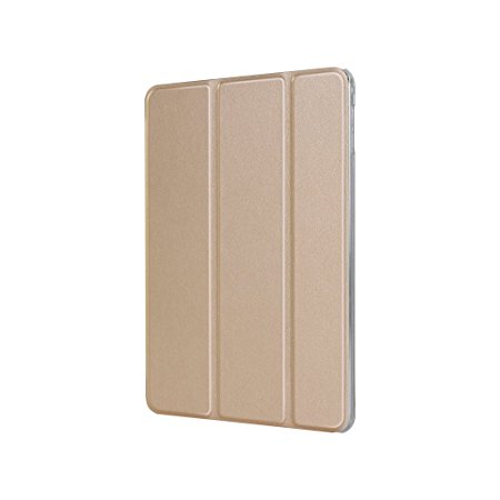 Patchworks PURE COVER Champagne Gold for iPad Mini 4 - Transparent Clear Smart Folio Stand Slim Fit Case