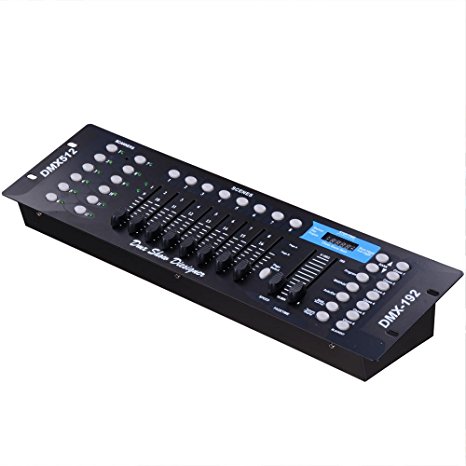 192 DMX512 Controller for Stage Light System Par Can LED Move Head Beam Pub Bar