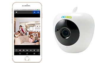 Wifi HD 720P Baby Monitor Security Video Camera & Nanny Cam Video Recording Remote Motion Detect Alert with Two-Way Audio and Infrared Night Vision iPhone iPad iOS/Android Compatible by SecuEyes