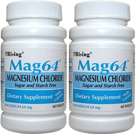 MAG 64 MAGNESIUM CHLORIDE compare to SLOW-MAG 64 - 60 Tablets 5752 PACK