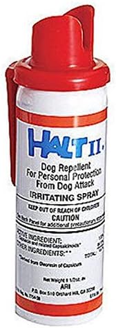 HALT II DOG REPELLENT SPRAY Repeller 1.5 oz Stop Agressive Dog Attack BIKE BICYCLE