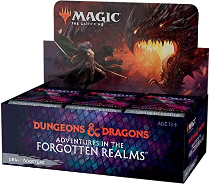 Magic: The Gathering Adventures in the Forgotten Realms Draft Booster Box | 36 Packs (540 Magic Cards)