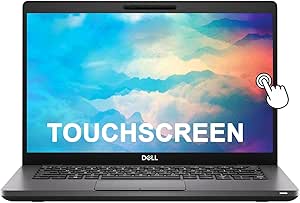 Dell Latitude 5400 Touchscreen Laptop with Backlit Keyboard, 14-inch FHD Laptop, Core i7-8665, 16 GB RAM, 512 GB SSD, Fingerprint, Wi-Fi, Windows 10 Pro (Refurbished)