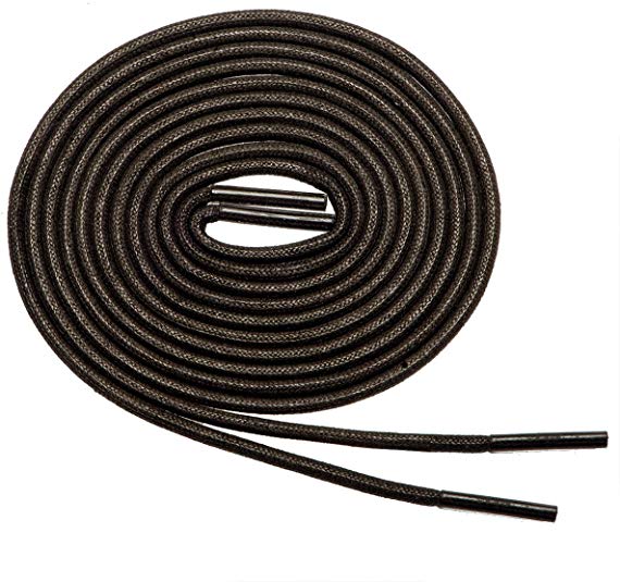 Birch’s 3/32”(2.4 mm) Thin Premium Round Waxed Cotton Dress Shoelaces