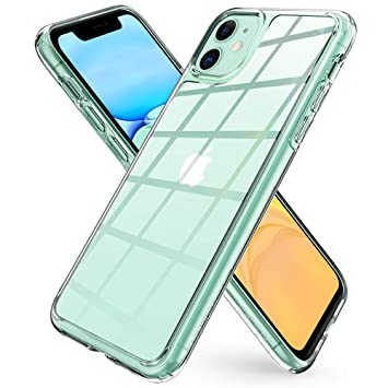 Spigen Quartz Hybrid, Designed for iPhone 11 Case (2019) - Crystal Clear