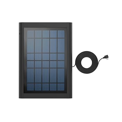 Ti presentiamo il Pannello solare Ring per Ring Video Doorbell (2ª generazione) di Amazon | Nero