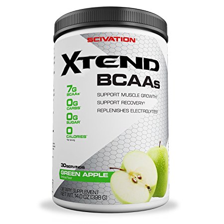 Scivation, Xtend BCAAs, Green Apple, 30 Servings