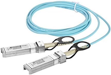 10G SFP  to SFP  AOC Cable|10GbE SFP Active Optical Fiber Cable for Cisco SFP-10G-AOC5M, Ubiquiti UniFi, D-Link, Supermicro, Netgear, Mikrotik, 5-Meters