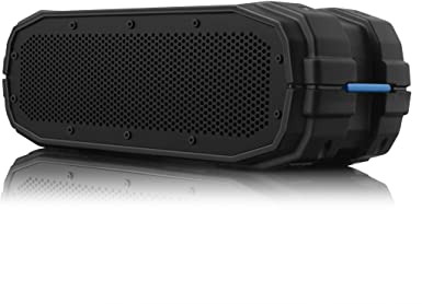 BRAVEN BRV-X Portable Wireless Bluetooth Speaker [12 Hour Playtime][Waterproof] Built-in 5200 mAh Power Bank Charger - Black