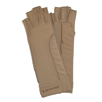 Totes Isotoner Therapeutic Open-Finger Gloves Size: Medium