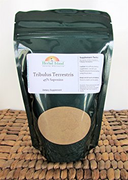 Tribulus Terrestris L Fruit Powder 4 OZ - Libido - 40% Saponins by Herbal Island